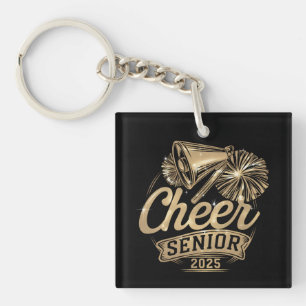 Cheer Senior 2025 Cheerleader Graduation Class Of Key Ring