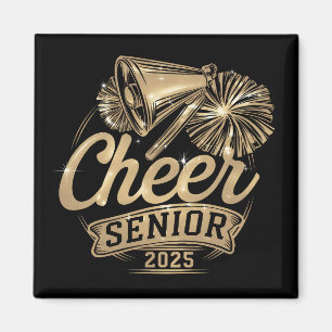 Cheer Senior 2025 Cheerleader Graduation Class Of Magnet