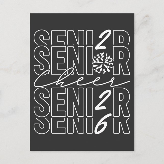 Cheer Senior 2026 Postcard (Front)