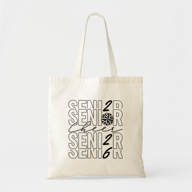 Cheer Senior 2026 Tote Bag (Front)
