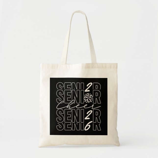 Cheer Senior 2026 Tote Bag (Front)
