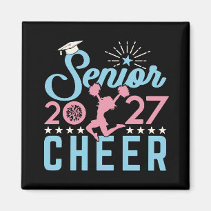 Cheer Senior 2027 Cheerleading Graduate Magnet