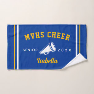 Cheer Senior Night Gift, Custom Name Sports Hand Towel