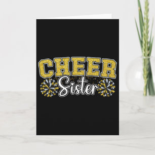 Cheer Sister My Favourite Cheerleader Calls Me Sis Card