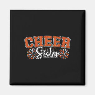 Cheer Sister My Favourite Cheerleader Calls Me Sis Magnet