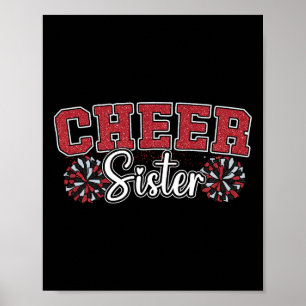 Cheer Sister My Favourite Cheerleader Calls Me Sis Poster