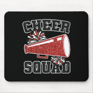 Cheer Squad Cheerleading Funny Sport Cheer Team Re Mouse Pad
