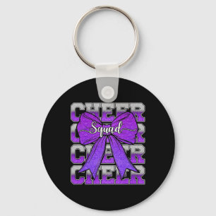 Cheer Squad Funny Cheerleader Cheerleading Coquett Key Ring