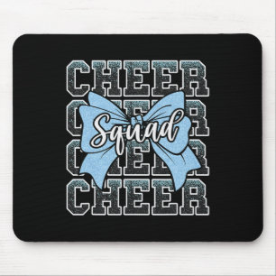 Cheer Squad Funny Sport Cheerleader Blue Cheerlead Mouse Pad