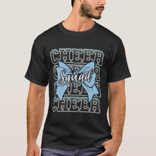Cheer Squad Funny Sport Cheerleader Blue Cheerlead T-Shirt