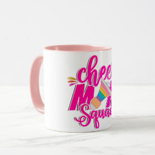 Cheer Squad Mom Rainbow Coffee Mug