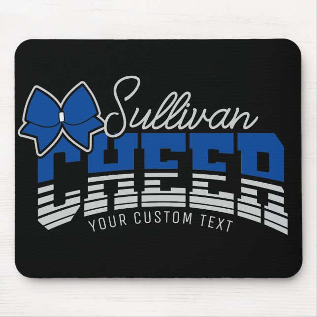 Cheer Team ADD NAME School Athlete Cheerleader  Mouse Pad (Front)