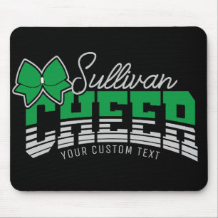 Cheer Team ADD NAME School Athlete Cheerleader Mouse Pad