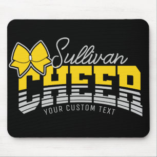 Cheer Team ADD NAME School Athlete Cheerleader Mouse Pad