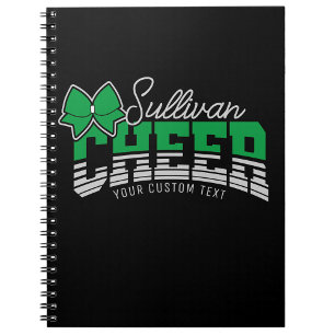 Cheer Team ADD NAME School Athlete Cheerleader Notebook