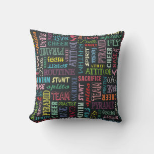 Cheer Terms On The Chalkboard Cushion