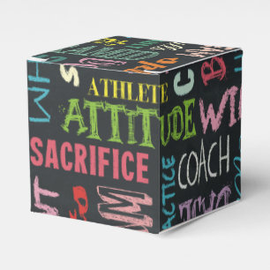 Cheer Terms On The Chalkboard Favour Box