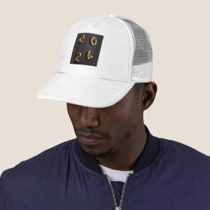 Cheer to 2024 year Custom text Personalised-Cap Trucker Hat
