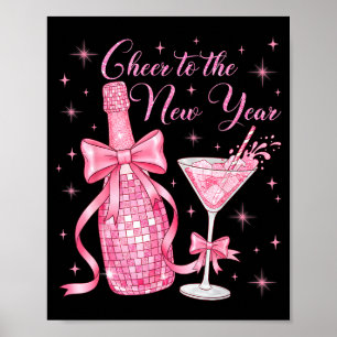 Cheer To The New Year Happy New Year 2026 Countdow Poster