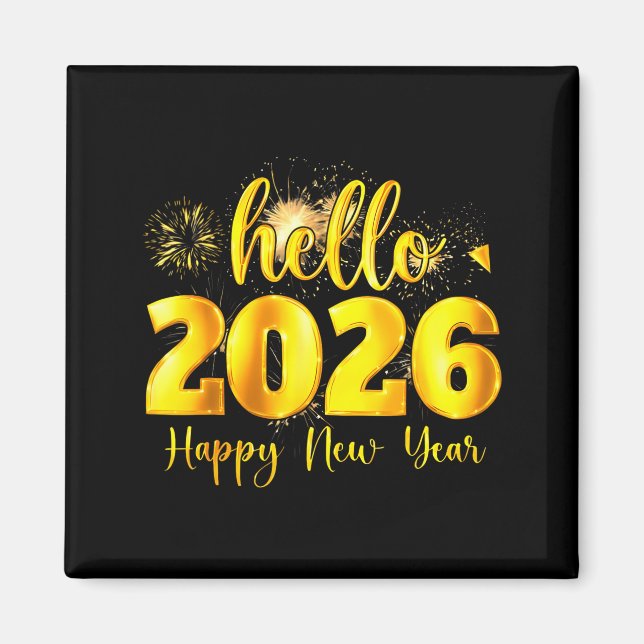 Cheer To The New Year Happy New Year 2026 Party  Magnet (Front)
