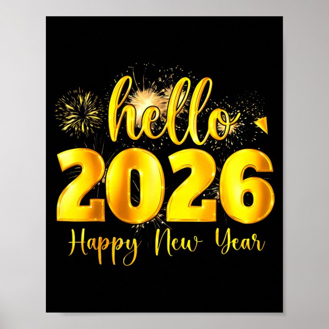 Cheer To The New Year Happy New Year 2026 Party  Poster (Front)
