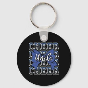 Cheer Uncle Aunt Bow Sport Cheerleader Cheerleadin Key Ring