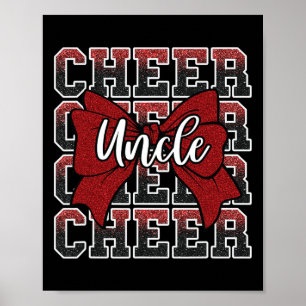 Cheer Uncle Aunt Bow Sport Cheerleader Cheerleadin Poster