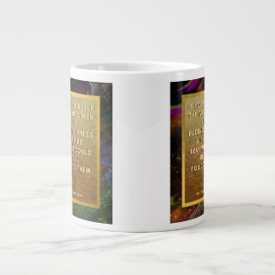 Cheer Up and Forget Rude People Large Coffee Mug