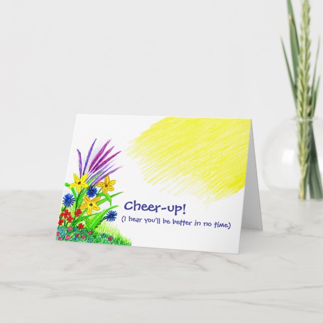 Cheer-up Bouquet Card (Front)