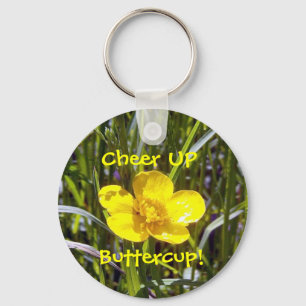 Cheer Up Buttercup Key Chain