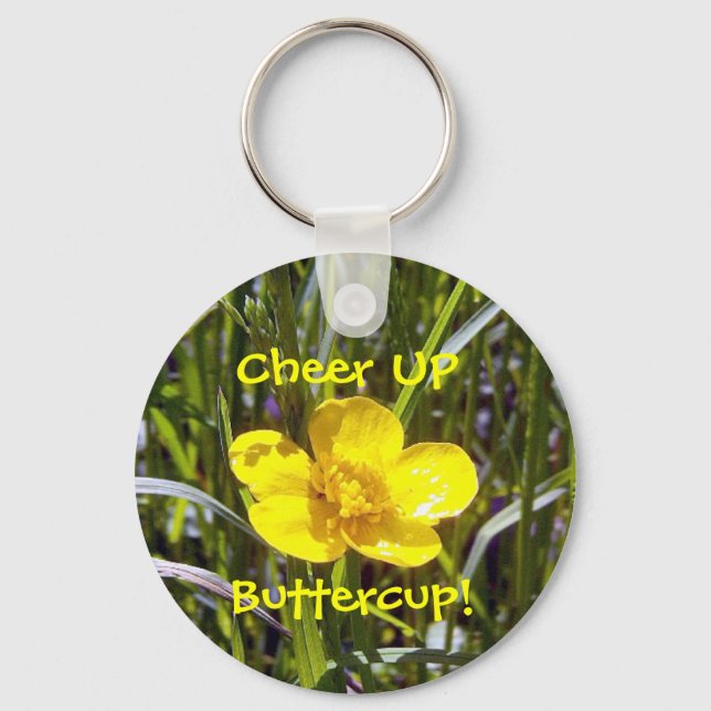 Cheer Up Buttercup Key Chain (Front)