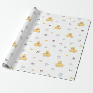 Cheer up puddle duck wrapping - art by Irina Kolby Wrapping Paper