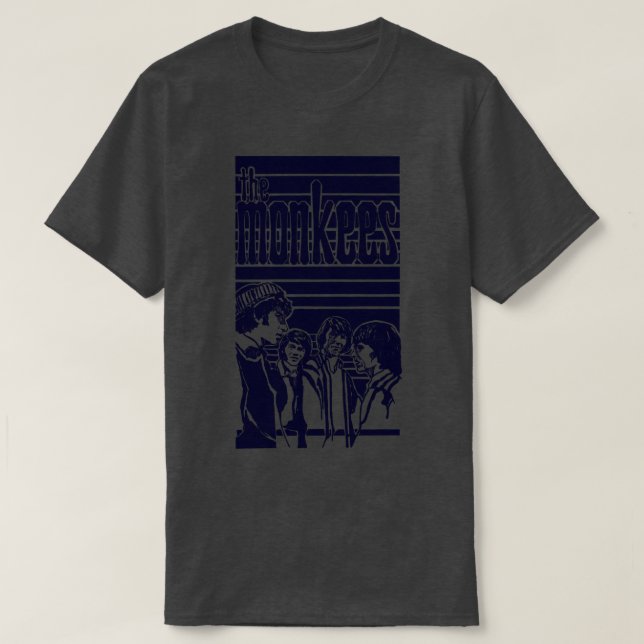 Cheer Up The Navy Blue Stencil T-Shirt (Design Front)