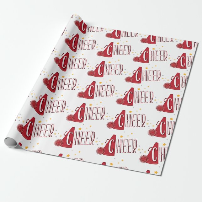 Cheer Wrapping Paper (Unrolled)