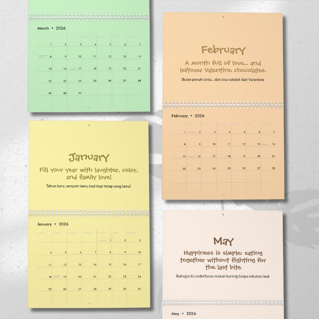 Cheerful 2026 Quote Calendar (Creator Uploaded)