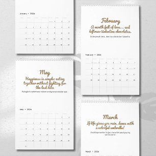 Cheerful 2026 Quote Calendar