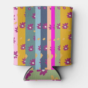 cheerful and colourful can cooler