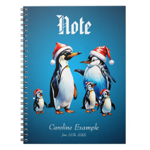 Cheerful and inviting Christmas illustration Notebook