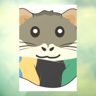 Cheerful and lighthearted hamster