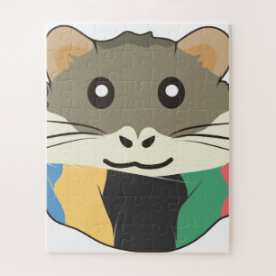 Cheerful and lighthearted hamster jigsaw puzzle