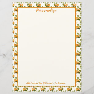 Cheerful Apricot Fruit on Vine Personalise