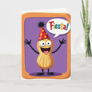 Cheerful Bean Birthday Card