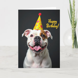 Cheerful Birthday Spotted Dog Card
