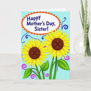 Cheerful Blossom Mothers Card