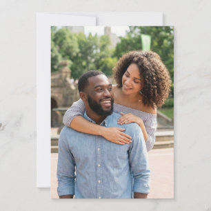 Cheerful Blue Casual Photo Invitation