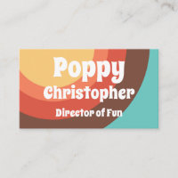 Cheerful Bold Groovy Modern Retro Colourful Curves