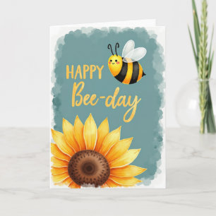 Cheerful Bug Bloom Card