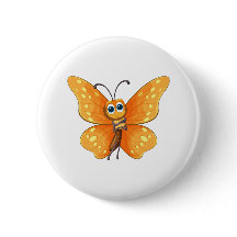 Cheerful Cartoon Butterfly