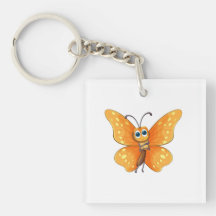 Cheerful Cartoon Butterfly