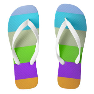 cheerful charming stripes thongs